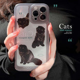 Black Cat Phone Case For iPhone